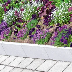 Lusit Mini L-Stein Grau mit Fase 30 x 20 x 40 x 6 cm