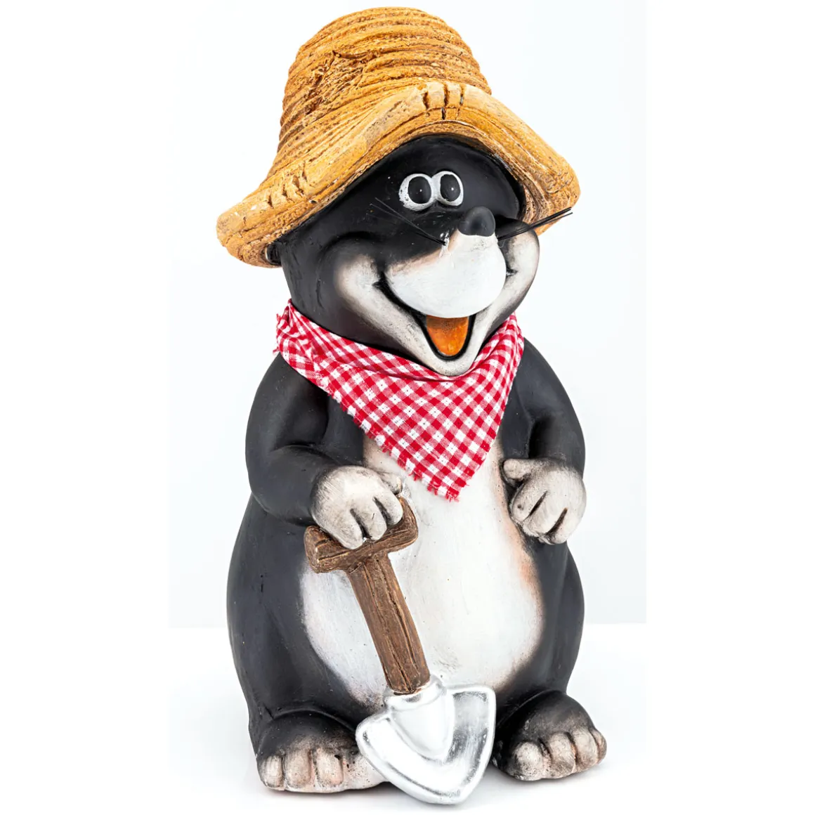 Maulwurf mit Schaufel 21 x 19 x 40 cm