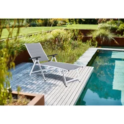 MWH Gartenliege Klappliege Elemento anthrazit