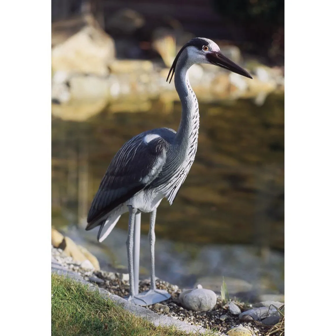 Oase Teichfigur Fischreiher