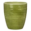 Orchideentopf olive 14 cm