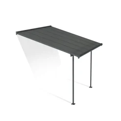 Palram Canopia Capri Alu Terrassenüberdachung Polycarbonat 3x3 m grau