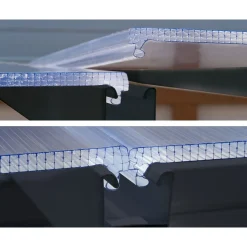 Palram Canopia Feria Alu Terrassenüberdachung Polycarbonat 4x9 m dunkelgrau