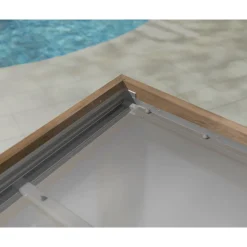 Palram Canopia Helsinki 3x6 Terrassenüberdachung aus Zedernholz / Sonnenschutzpaneele