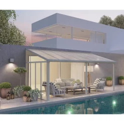 Palram Canopia Terassenüberdachung 3er Serie Pergola-Seitenwand weiß