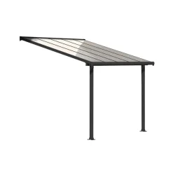 Palram Terrassenüberdachung Olympia 300 x 300 cm grau