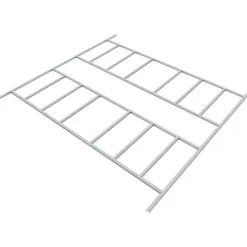 Pergart Bodenfundament Dresden II 238 x 278 cm silber