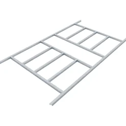 Pergart Bodenfundament „Lübeck 86“, 224x181cm, silber