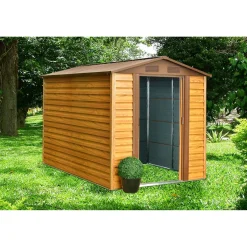 Pergart Gerätehaus Frankfurt II 4m² holzoptik