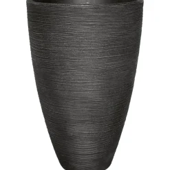 Pflanzgefäß Rillenoptik 40 x 60 cm anthrazit