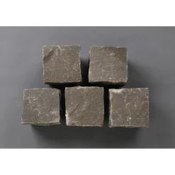 Pflasterstein BASALT 9 x 9 x 9 cm anthrazit