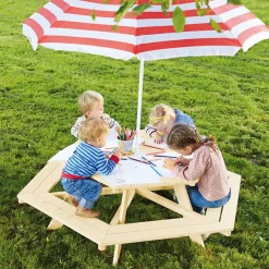 Pinolino Kindersitzgarnitur Nicki 6-Eck natur