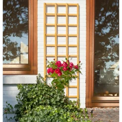 Rankgitter Rechteck Aspe braun 60x180 cm