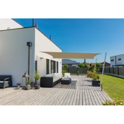 Rechteck-Segel Cannes 3 x 4 m taupe