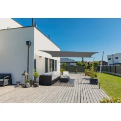 Rechteck-Segel Cannes 3 x 4 m anthrazit