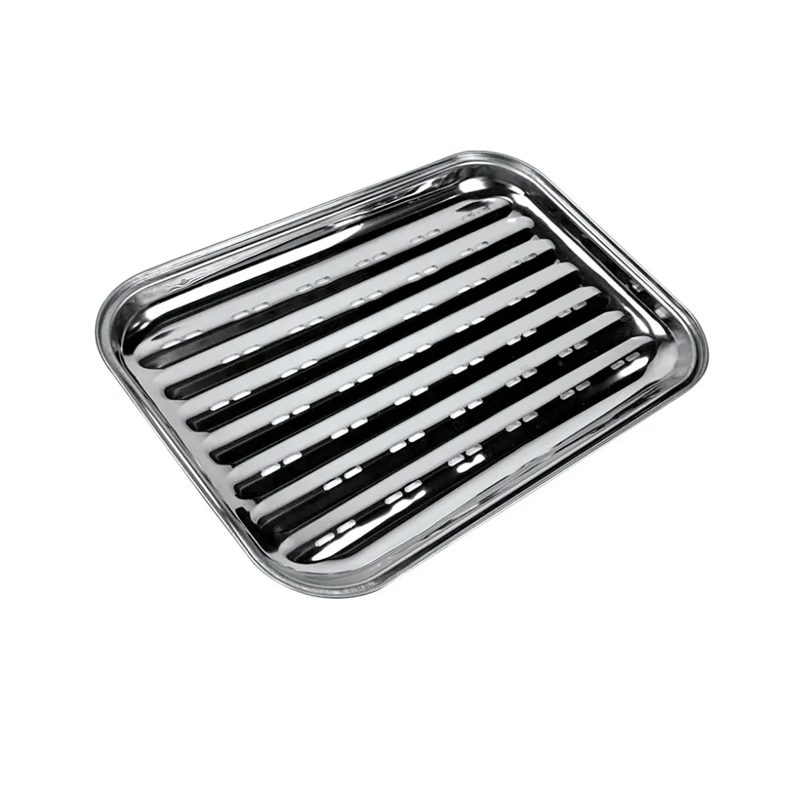 Rothmann Edelstahl-Grillschale 35 x 25 cm
