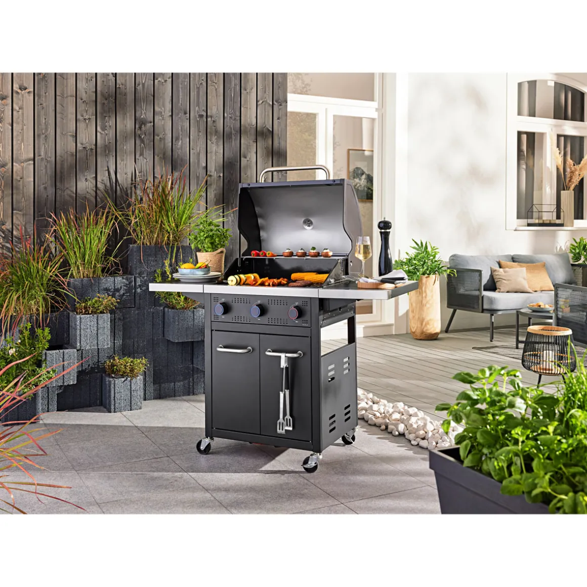 Rothmann Gasgrillwagen Montana 3 Plus