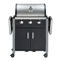 Rothmann Gasgrillwagen Ottawa 3 Brenner je 3,2 kW gusseisernes Grillrost
