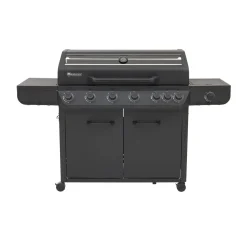 Rothmann Gasgrillwagen Vulcano 6 Turbo Plus Black Edition