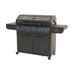 Rothmann Gasgrillwagen Vulcano 6 Turbo Plus Black Edition