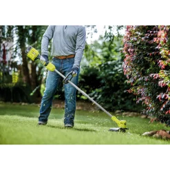 Ryobi 18V Akku-Rasentrimmer RY18HTX33A-0 Schnittbreite 28/33 cm solo