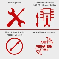 Scheppach Benzin- Kettensäge CSP41