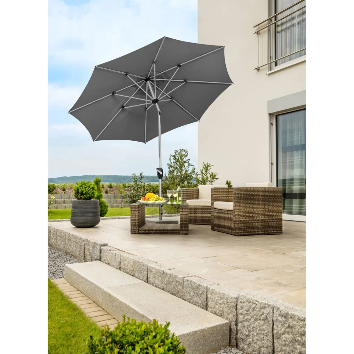 Schneider Schirme Marktschirm Venedig Green Style