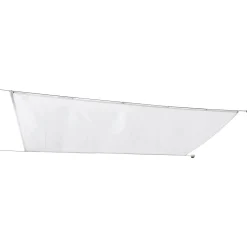 Seilspann-Markise 330 x 200 cm weiß inkl Montagematerial