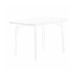 SIEGER Klapptisch 120 115 x 70 x 72 cm höhenverstellbar weiß