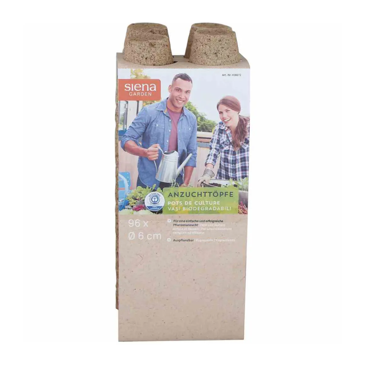 Siena Garden Anzuchttopf 6 cm rund