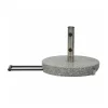 Siena Garden Granit-Schirmständer 40 kg, Ø50x8 cm, hellgrau, für Schirmstock-Ø 25-48 mm, inkl. Rollen
