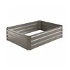 Siena Garden Metall-Hochbeet 120 x 90 x 30 cm grau