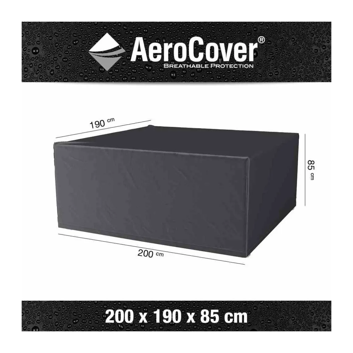 Sitzgruppenhülle AeroCover 200 x 190 x 85 cm atmungsaktiv