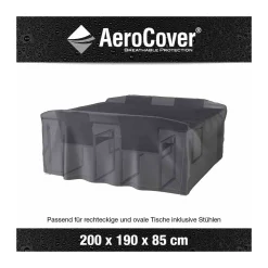 Sitzgruppenhülle AeroCover 200 x 190 x 85 cm atmungsaktiv