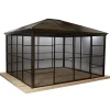 Sojag Pavillon Castel 1214 362,08x427,08x296,28cm Bronze