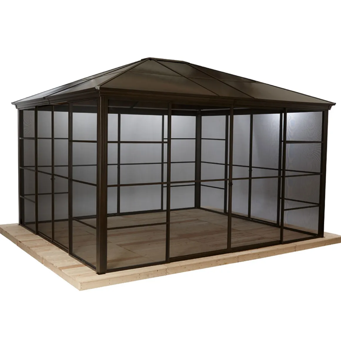 Sojag Pavillon Castel 1214 362,08x427,08x296,28cm Bronze
