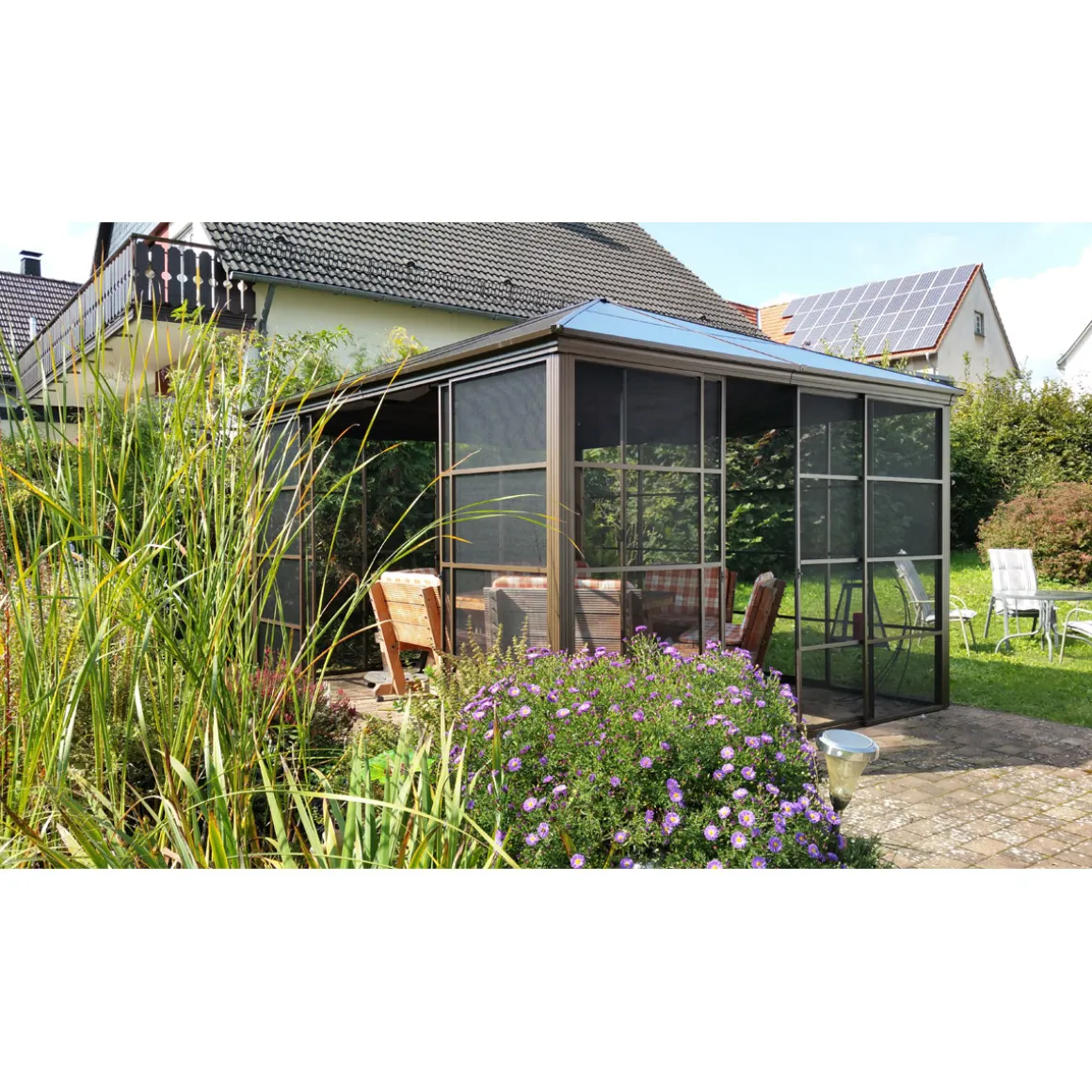 Sojag Pavillon Castel 1214 362,08x427,08x296,28cm Bronze