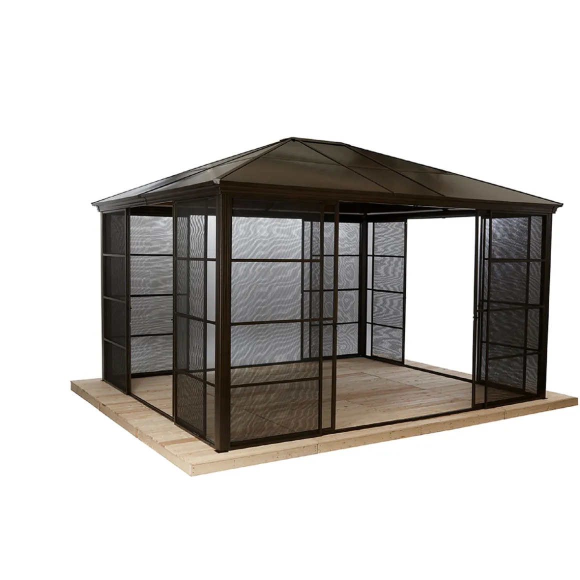 Sojag Pavillon Castel 1214 362,08x427,08x296,28cm Bronze