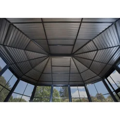 Sojag Pavillon Kaltwintergarten Charleston 1212 383,6x383,6x280,89cm Anthrazit