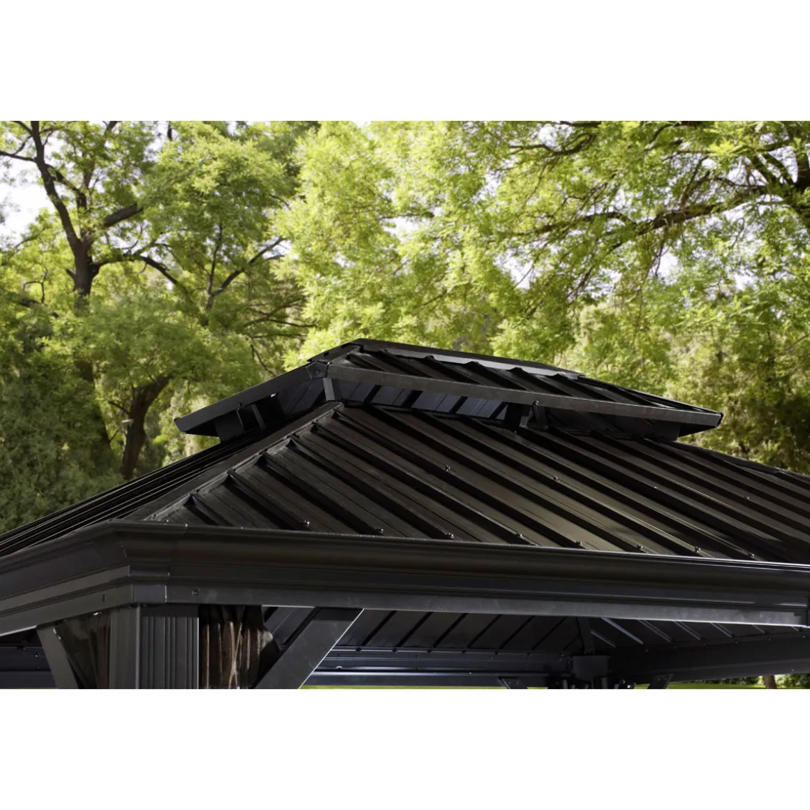 Sojag Pavillon Messina 1012 inkl. Moskitonetz 298x363x291,5cm Anthrazit