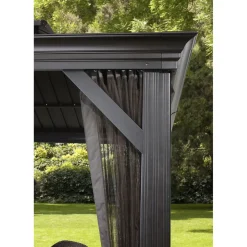 Sojag Pavillon Messina 1012 inkl. Moskitonetz 298x363x291,5cm Anthrazit