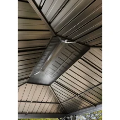 Sojag Pavillon Messina 1012 inkl. Moskitonetz 298x363x291,5cm Anthrazit