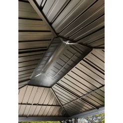 Sojag Pavillon Messina 1216 inkl. Moskitonetz 363x483x307,1cm Anthrazit