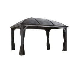 Sojag Pavillon Moreno 1014 inkl. Moskitonetz 298x423x283cm Anthrazit