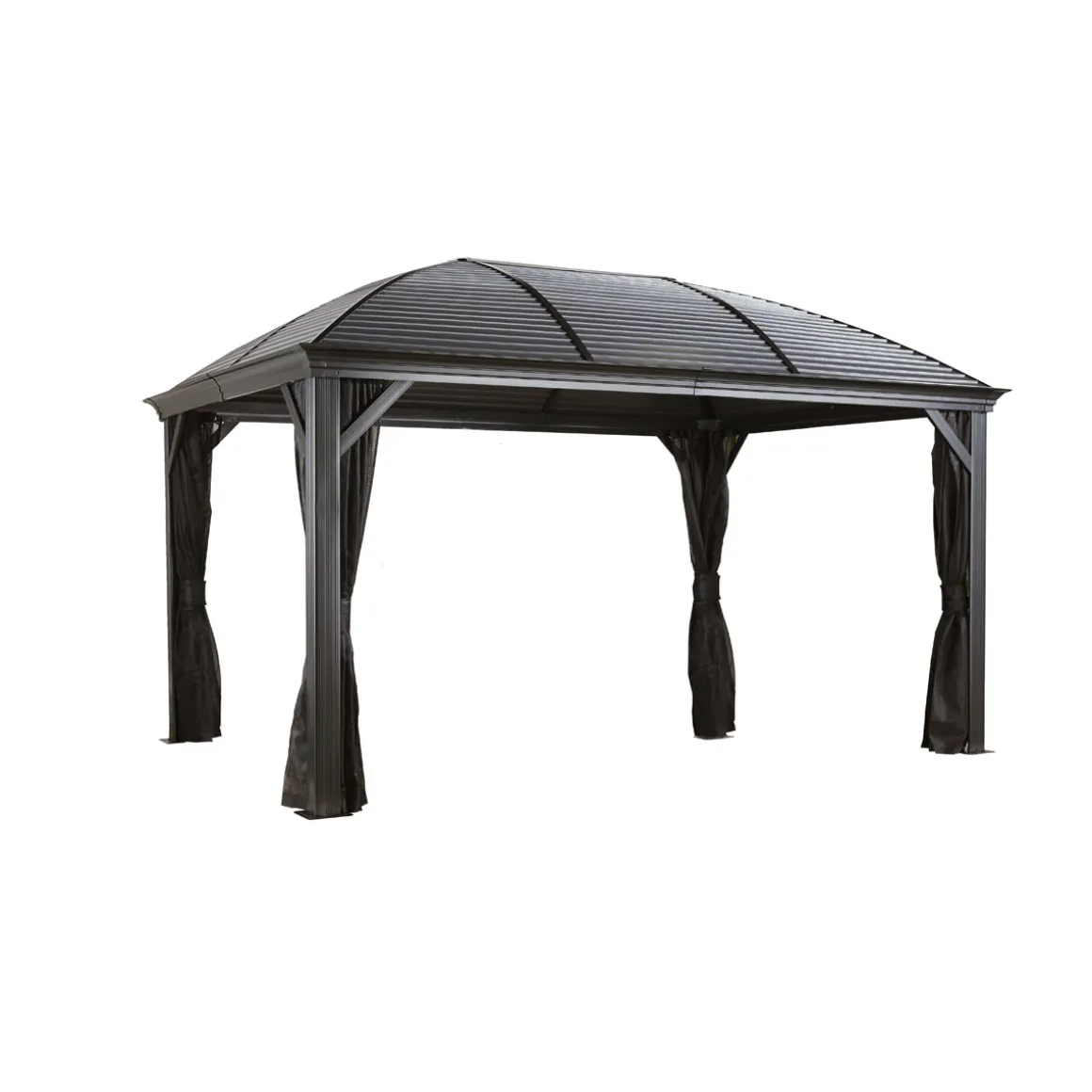 Sojag Pavillon Moreno 1014 inkl. Moskitonetz 298x423x283cm Anthrazit