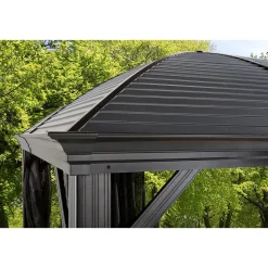 Sojag Pavillon Moreno 1014 inkl. Moskitonetz 298x423x283cm Anthrazit