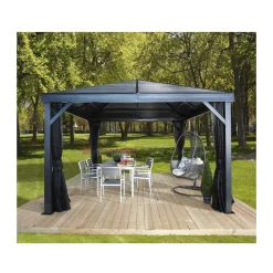 Sojag Pavillon South Beach 1212 364,3x364,3x310cm Basaltgrau