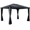 Sojag Pavillon Ventura 1010 295,5x295,5x260,5cm Basaltgrau