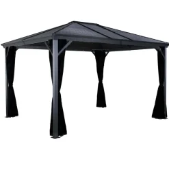 Sojag Pavillon Ventura 1010 295,5x295,5x260,5cm Basaltgrau
