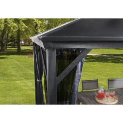 Sojag Pavillon Verona 1014 inkl. Moskitonetz 298,3x422,5x261cm Anthrazit